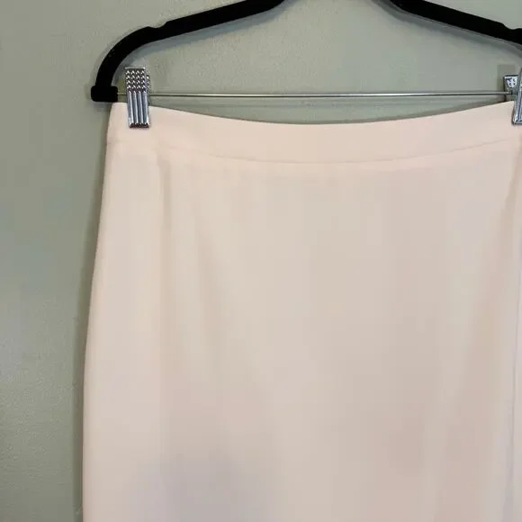 J.Crew Pencil Skirt in Crepe Womens 8 Ivory Formal Career Office Workwear NWT - Picture 3 of 7